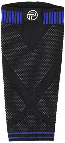 【中古】【未使用・未開封品】Pro-Tec Athletics 3Dフラットプレミアムカーフスリーブ、ブラック/ブルー、Xラージ