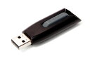【中古】【未使用・未開封品】バーベイタム 49168 Store'n'Go V3 USBメモリ 256GB (スライド式、グレイ)