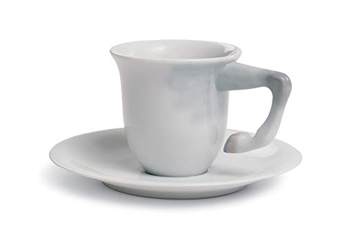 【中古】【未使用・未開封品】Lladro 陶器製コーヒーカップ ソーサー付き