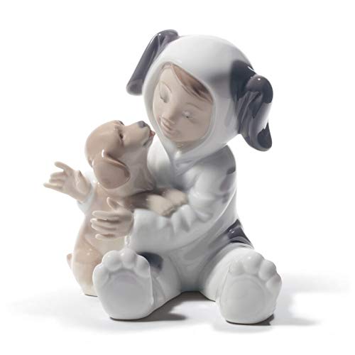 【中古】【未使用・未開封品】Lladro 磁器 置物 My Playful Puppy(2.0)