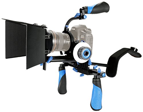 【中古】【未使用・未開封品】Morros DSLR Rig Movie Kit Shoulder Mount Rig with Follow Focus and Matte Box for All DSLR Cameras and Video Camcorders