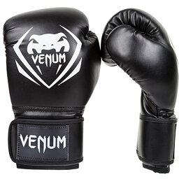 【中古】【未使用・未開封品】【VENUM】 ボクシンググローブ Contender （コンテンダー） Boxing Gloves （黒） (14オンス)