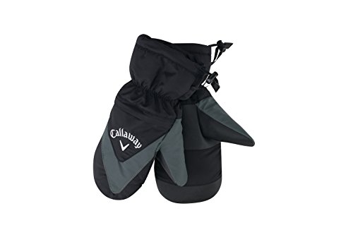 【中古】【未使用・未開封品】(Black, One Size Fits All) - 2014 Callaway Winter Mitts Golf Waterproof Thermal Mittens