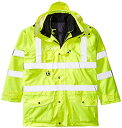 【中古】【未使用・未開封品】Portwest US427YERL Regular Fit Hi-Vis 7-in-1 Traffic Jacket, Large...