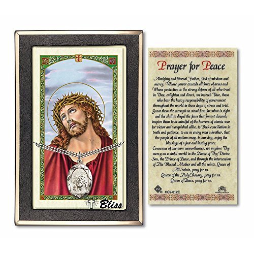 【中古】【未使用・未開封品】スターリングシルバーEcce Homoの18インチ縁石チェーンwith a prayer to St AnthonyメアリーClaret Prayerカード