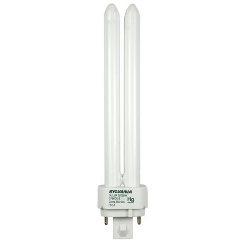 【中古】【未使用・未開封品】Sylvania S6740 (10パック) 20669 CF26DD/E/841/ECO 26ワット 4100K 4ピン ダブルチューブ コンパクト蛍光灯 10個 (1個パック) ホワイト