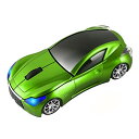 【中古】【未使用・未開封品】(チュウィ) CHUYIワイヤレススポーツカー光学式マウス コンピューター/ノートブックパソコン用人間工学デザインマウス グリーン ...