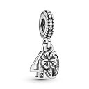 【中古】【未使用・未開封品】Pandora Jewelry 40 Years of Love キュービックジルコニア チャーム スターリングシルバー