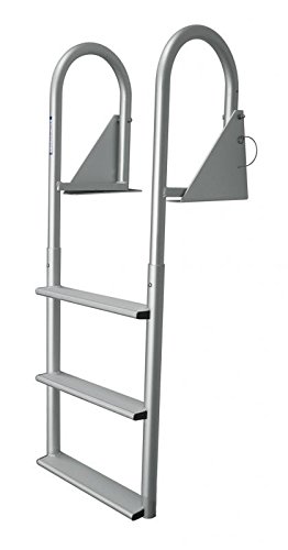 【中古】【未使用・未開封品】JIF Marine 7段ヒンジ ドックはしご ワイドステップ製品