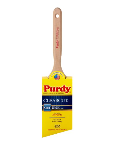 【中古】【未使用・未開封品】Purdy 144152130 クリアカット アングルトリム グライドブラシ 3インチ 6個パック(4.0)