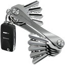 【中古】【未使用 未開封品】KeySmart コンパクトミニマリスト ポケットサイズ キーホルダー キーオーガナイザー EDCキーキャリア キーリングアタッチメントループピース 車