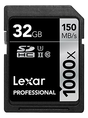 【中古】【未使用・未開封品】Lexar Professional 1000 x 32GB SDHC UHS-II / U3カード（最大150MB / s読み取り）、Image Rescue 5ソフトウェアLSD32GCRBNA1000