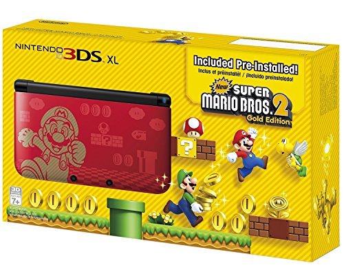 【中古】【未使用・未開封品】Nintendo 3DS XL Super Mario Bros. 2 Gold Edition Bundle(輸入版：北米)