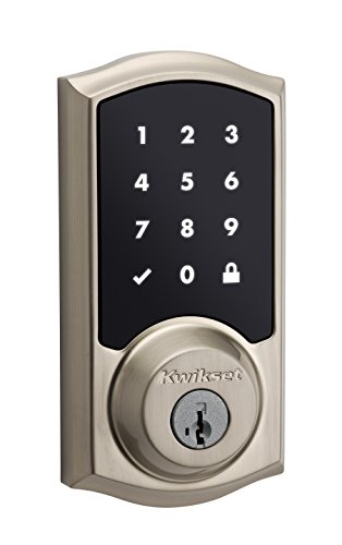 【中古】【未使用・未開封品】Kwikset SmartCode 916 Touchscreen Electronic Deadbolt with Z-Wave Wireless Remote Home Automation Compatibility and SmartKey Re-key Tec