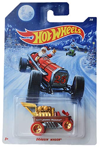 【中古】【未使用・未開封品】HOT WHEELS HOLIDAY HOT RODS 2014 SERIES DRAGGIN' WAGON 7/8