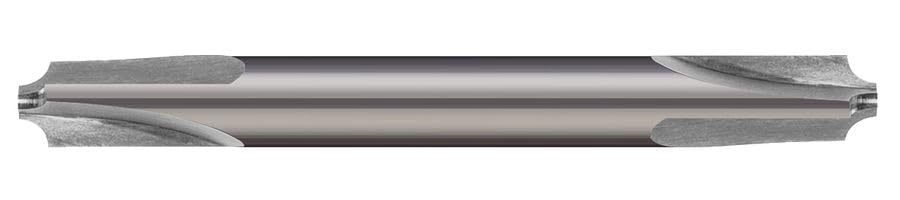 【中古】【未使用・未開封品】Micro 100 CRE-125-031 3 Flute Corner Rounding Double End Mill, 0.120..