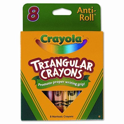 Crayola Llc Crayola Triangularクレヨン8?Count CYO524008