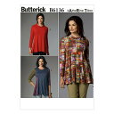 【中古】【未使用・未開封品】Butterick Patterns B6136 Misses' Tunic Sewing Template, Size ZZ (LRG-XLG-XXL) by BUTTERICK PATTERNS