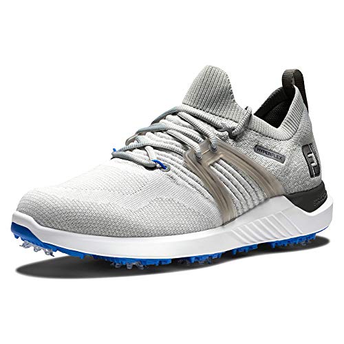 š̤ۡѡ̤ʡFootJoy Men's Hyperflex Golf Shoe, Grey/White/Blue, 10 W...
