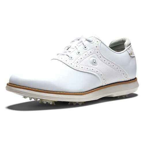 【中古】【未使用・未開封品】FootJoy Women's Traditions Golf Shoe, White/White, 9.5【メーカー名】【メーカー型番】【ブランド名】FootJoy(フットジョイ) カテゴリー別, Amazon Fashion 【商品説明】FootJoy Women's Traditions Golf Shoe, White/White, 9.5【注意】こちらは輸入品となります。当店では初期不良に限り、商品到着から7日間は返品を 受付けております。こちらは当店海外ショップで一般の方から買取した未使用・未開封品です。買取した為、中古扱いとしております。他モールとの併売品の為、完売の際はご連絡致しますのでご了承ください。ご注文からお届けまで1、ご注文⇒ご注文は24時間受け付けております。2、注文確認⇒ご注文後、当店から注文確認メールを送信します。3、当店海外倉庫から当店日本倉庫を経由しお届けしますので10〜30営業日程度でのお届けとなります。4、入金確認⇒前払い決済をご選択の場合、ご入金確認後、配送手配を致します。5、出荷⇒配送準備が整い次第、出荷致します。配送業者、追跡番号等の詳細をメール送信致します。6、到着⇒出荷後、1〜3日後に商品が到着します。　※離島、北海道、九州、沖縄は遅れる場合がございます。予めご了承下さい。お電話でのお問合せは少人数で運営の為受け付けておりませんので、メールにてお問合せお願い致します。営業時間　月〜金　10:00〜17:00お客様都合によるご注文後のキャンセル・返品はお受けしておりませんのでご了承下さい。