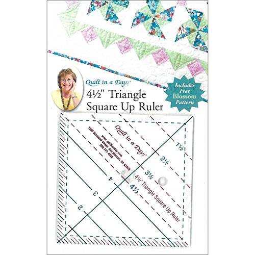 【中古】【未使用 未開封品】Quilt In A Day Triangle Square Up Ruler, 4.5 by 4.5 by Quilt In A Day