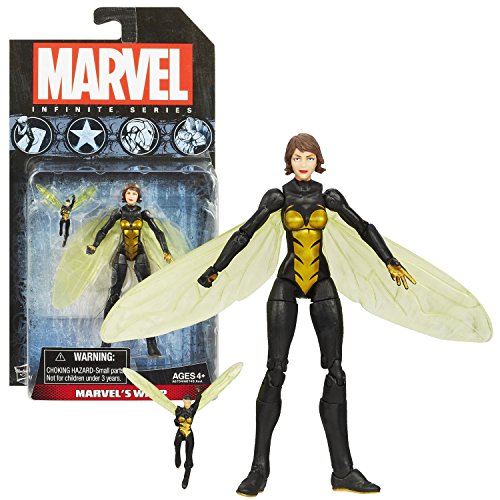 【中古】【未使用・未開封品】Hasbro Year 2013 Marvel Infinite Series 4 Inch Tall Action Figure - MARVEL'S WASP with Mini Wasp by Hasbro [並行輸入品]