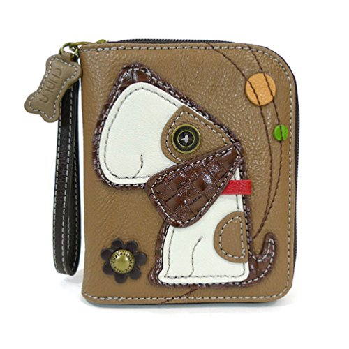 【中古】【未使用・未開封品】Chala Zip Around Wallet???犬ブラウン 【中古】【未使用・未開封品】Chala Zip Around Wallet???犬ブラウン