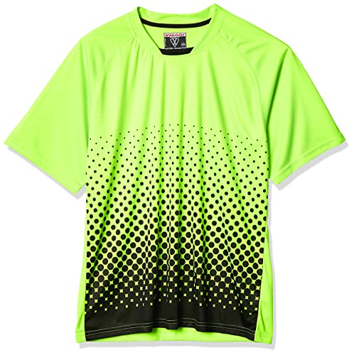 š̤ۡѡ̤ʡ(Size Youth Large, Neon Green/Black) - Vizari Ventura Short Sleeve Goalkeeper Jersey