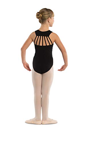 【中古】【未使用・未開封品】danznmotion by Danshuz Girl 's Sevenストラップバックレオタード???2409?C US サイズ: 6X-7 カラー: ブラック