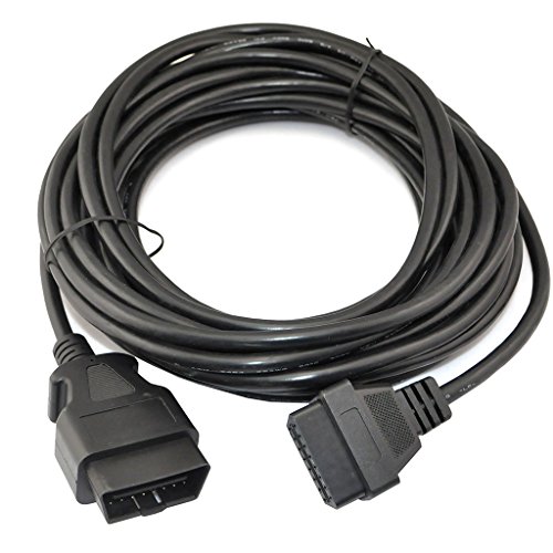 【中古】【未使用・未開封品】iKKEGOL 33フィート/10 M OBD2 OBDII 16ピン カーオス-メス延長ケーブル 診断エクステンダー