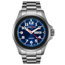 【中古】【未使用 未開封品】Armourlite al813 Officer SeriesステンレススチールBlue Dial Watch