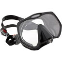 【中古】【未使用 未開封品】Atomic Aquatics Frameless Mask for Scuba Diving and Snorkeling, Black, Standard Fit 141［並行輸入］