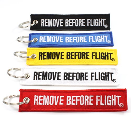 Rotary13B1 マルチカラーキーチェーン 5パック Remove Before Flight