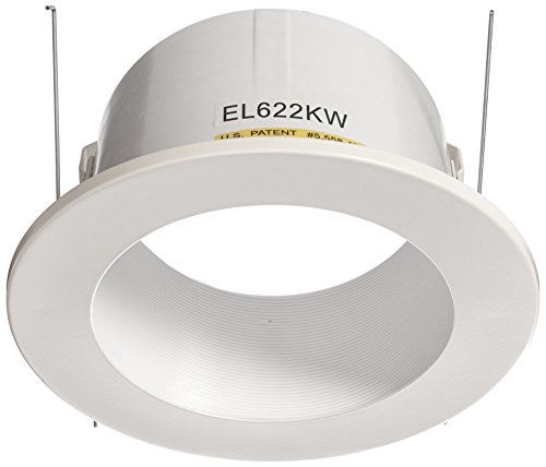 【中古】【未使用・未開封品】Elco Lighting EL622KW 6 Sloped Phenolic Baffle with Adjustable Socke..