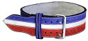 【中古】【未使用・未開封品】(XXX Large) - Ader Leather Power Weight Lifting Belt- 10cm Red/ Wh...