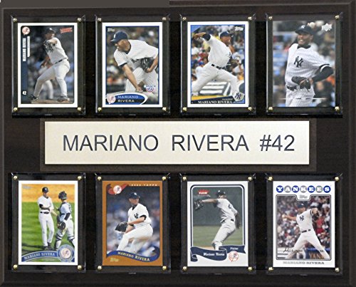 【中古】【未使用・未開封品】MLB ニューヨーク・ヤンキース マリアノ・リベラ 8枚 カードプレート 12 x 15インチ