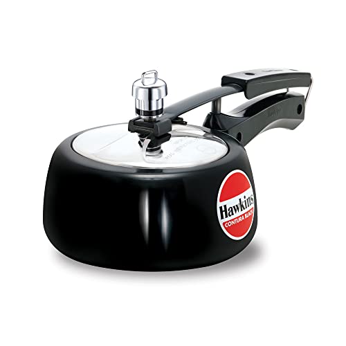 【中古】【未使用・未開封品】Hawkins CB15 Hard Anodised Pressure Cooker, 1.5-Liter, Contura Black by Hawkins