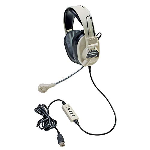 ����šۡ�̤���ѡ�̤�����ʡ�New - Califone 3066-USB Multimedia Headset With Mic [�¹�͢����]