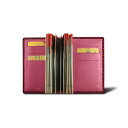 【中古】【未使用・未開封品】Lucrin - Prot?ge passeport Luxe - Fuchsia - Veau Fa?on Crocodile