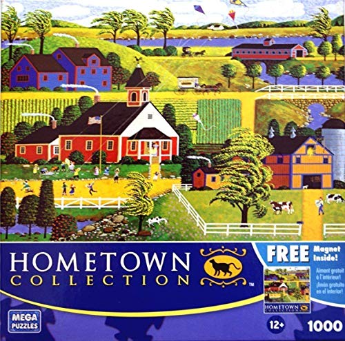 【中古】【未使用・未開封品】HometownコレクションKite Flying at Recess 1000ピースジグソーパズル