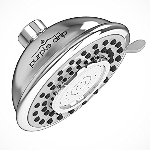 【中古】【未使用・未開封品】PurpleDrip高圧力2.5?GPMシャワーヘッド、クローム仕上げ