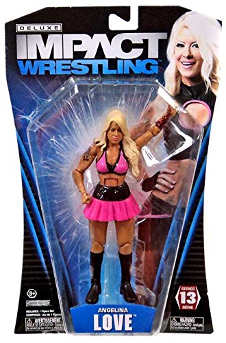 【中古】【未使用・未開封品】TNA Wrestling Deluxe Impact Series 13 Angelina Love Action Figure by Jakks Pacific