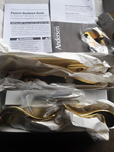 【中古】【未使用・未開封品】Andersen ?ニューベリースタイル( Singleアクティブ) Hingedパティオドアハードウェアで設定アンティーク真鍮