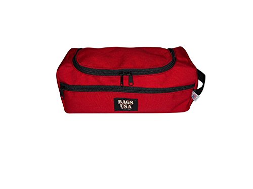 Toiletry Bag with Easy Excess U Opening SideポケットMade in U。S。A。