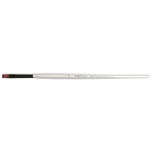【中古】【未使用・未開封品】Simply Simmons Extra-Firm Synthetic Long Handle Brushes Bright LH 4 by Robert Simmons