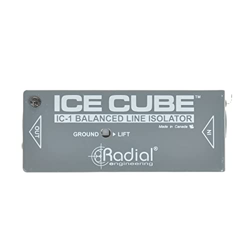 Radialアイスキューブ| ic-1?BalancedラインIsolator and Hum Eliminator