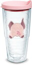 【中古】【未使用・未開封品】Tervis Tumbler Pig Front and Back 24oz (Double Sided) with Travel ...