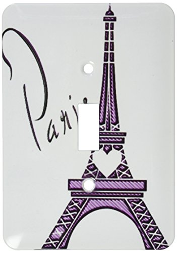 【中古】【未使用・未開封品】3drose LSP _ 211115?_ 1パープルジェル効果on E Dimensional Eiffel Tower with the wordパリSingle切り替えスイッチ【メーカー名】【メーカー型番】...