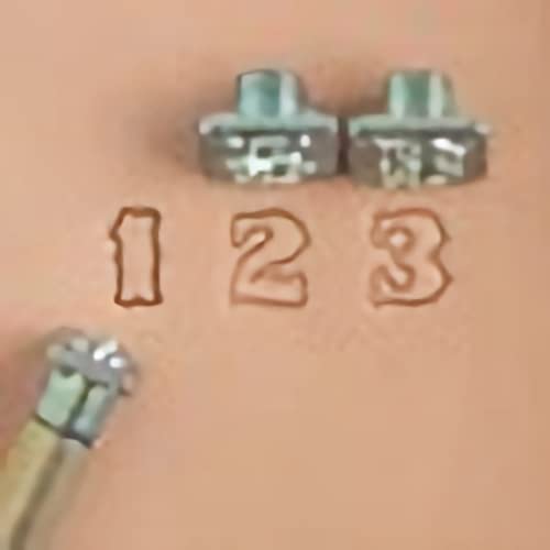 3/4 Number Leather Stamping Set by Tandy Leather