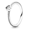 【中古】【未使用・未開封品】Pandora Jewelry One Love Cubic Zirconia Ring in Sterling Silver, Size 9